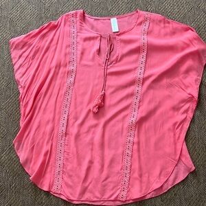 Simply Noelle Cover Up Blousy Top One Size